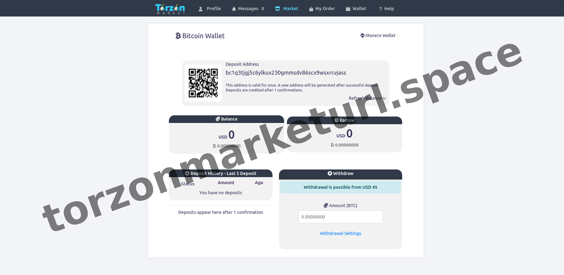 Main Market Dashboard